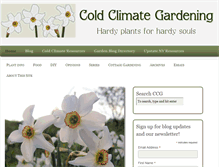 Tablet Screenshot of coldclimategardening.com